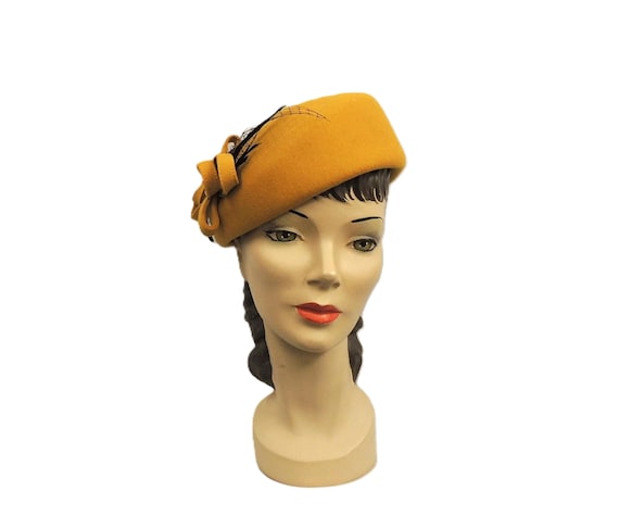 Mustard Yellow Vintage Style 1940 display picture 2