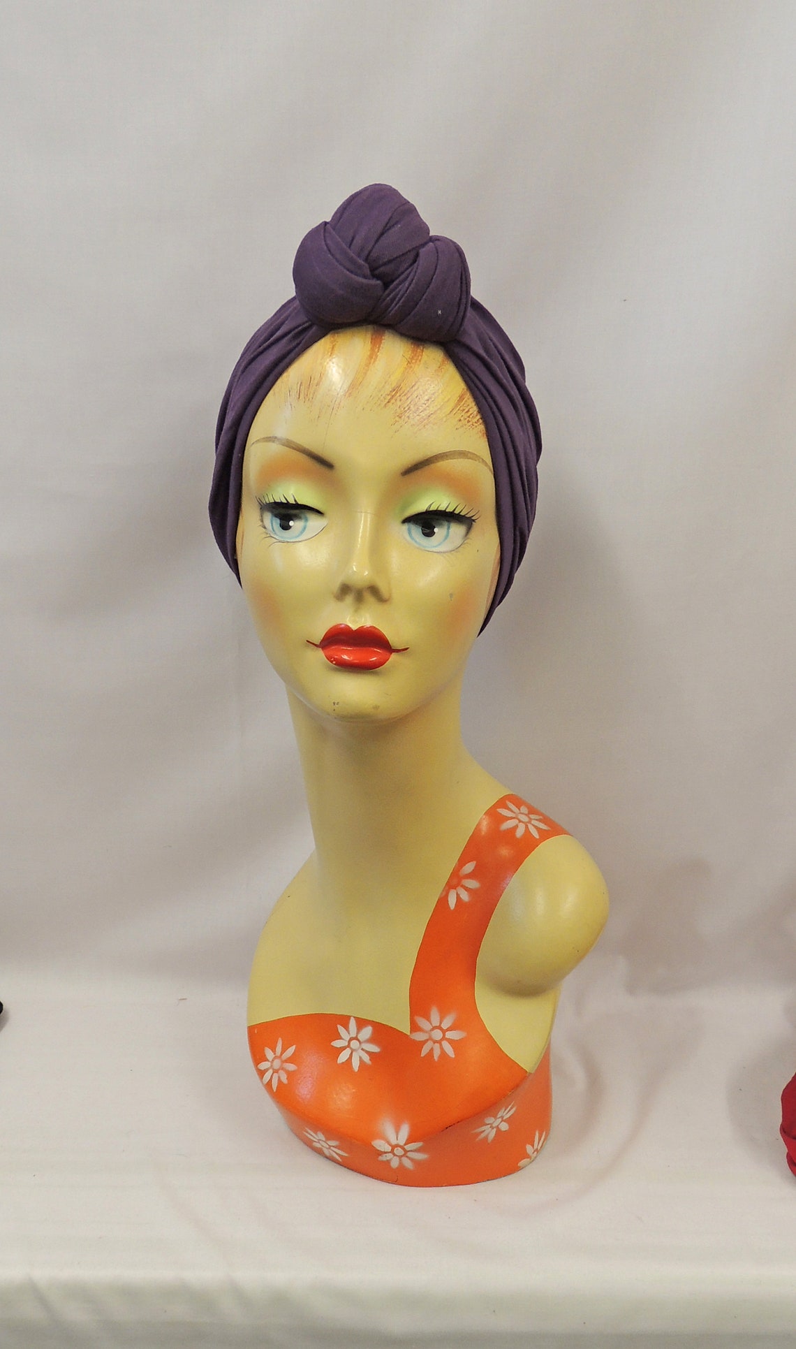 1940s Turban - Brown main image 1