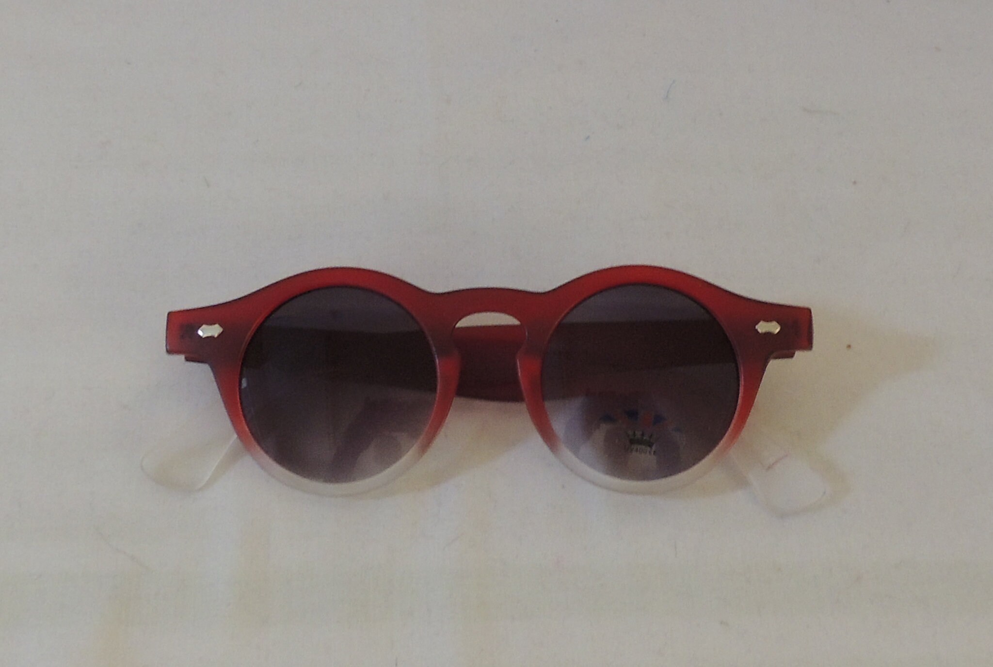 Josephine  Red small round  Sunglasses 1930s 1940s style  UV400