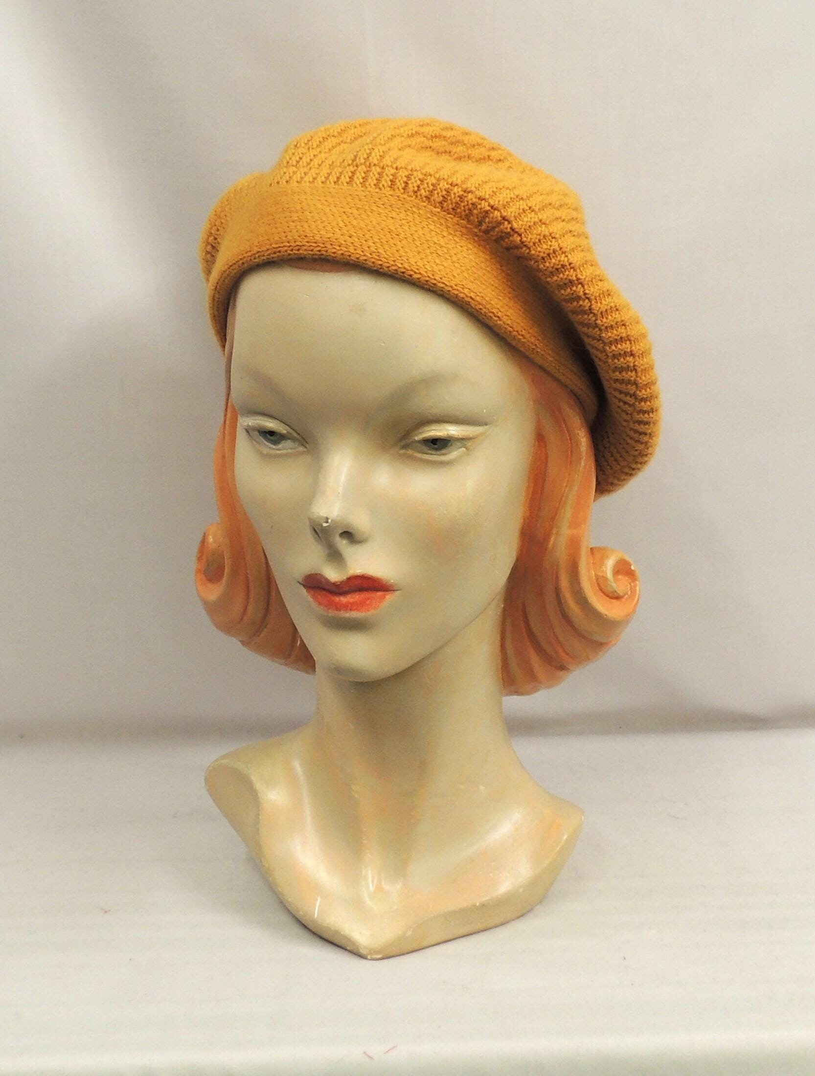 1940s Mustard Hat - Etsy display picture 1