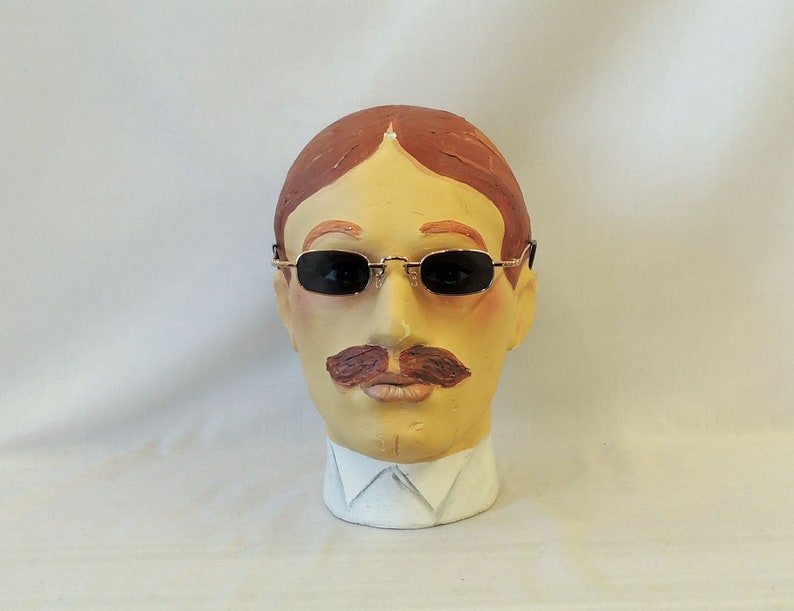 1930s Glasses and Sunglasses History     Noah Gold Sunglasses  1930s 1940s style  UV400  AT vintagedancer.com