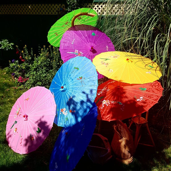 Pin up peint à la main de style vintage Sun Parasol des années 1930 et 1940