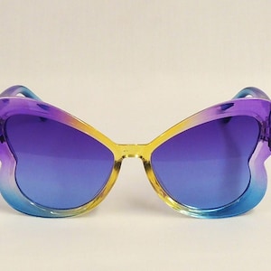 Sunglasses Butterfly Purple - Etsy