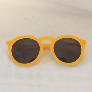 Nora Sunglasses Mustard Yellow 1930s 1940s style UV400 image 4