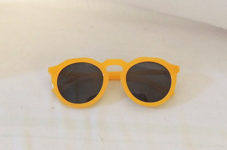 Nora Sunglasses Mustard Yellow 1930s 1940s style UV400 image 4