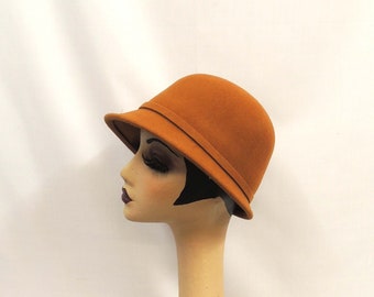 Rusty Tan Burned Orange Vintage Style 1920