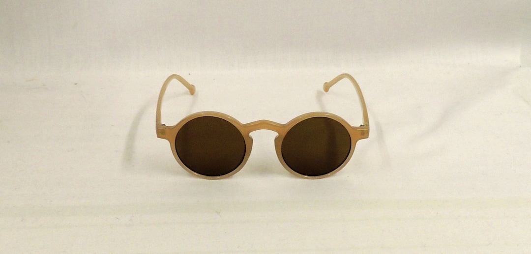 Norma Toffee Round Sunglasses 1920s 1930s Style UV400 Etsy