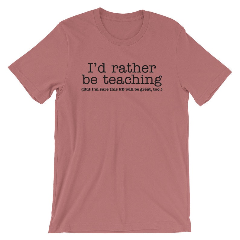 Funny Teacher Shirts Inservice Day TShirts for Teachers Etsy