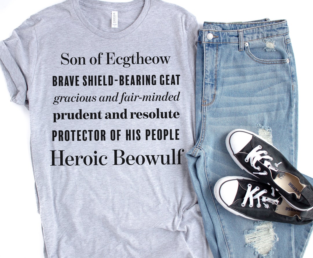 Beowulf Tshirt English Teacher Shirt Grendel Beowulf Shirt English