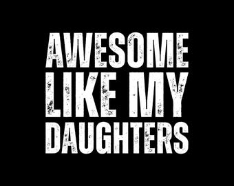 Diseño PNG de papá divertido y genial como el de mis hijas