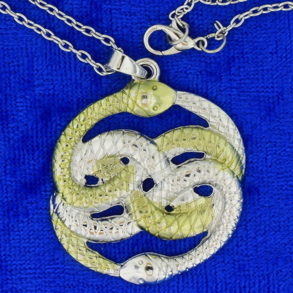 Auryn's Quest Necklace or Keychain Gold/Silver Colors Neverending Story Movie Inspired