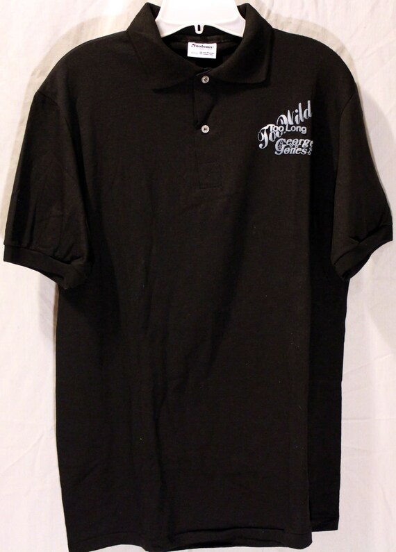 George Jones Polo Shirt Too Wild Too Long Tour 198