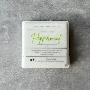 Peppermint Shower Steamer