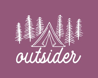 Outsider  - SVG, PNG Digital Download