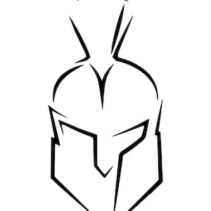 Spartan/Trojan Type Helmet - SVG, PNG Digital Download