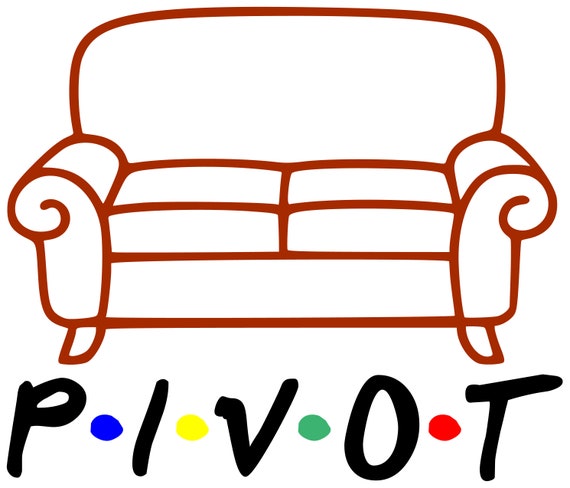 Download Couch Pivot Friends SVG PNG Digital Download | Etsy