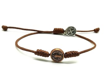 Bracciale San Benedetto semplice, Bracciale Medaglia Santo, Bracciale Bronzo, Bracciale Cooper, Bracciale San Benito, Bracciale Croce, Bracciale Benedizione