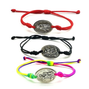 Catholic Saint Medal Simple Bracelet For Men Women Kids Christian Jewelry Gift Religious Protection Jewelry Handmade In Medjugorje