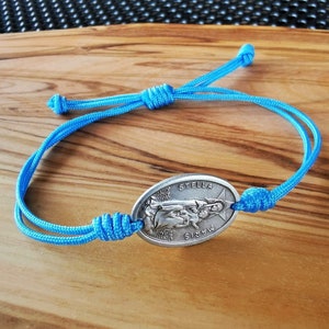 Stella Maris Bracelet, Our Lady Star Of The Sea, Gift For Sea Lovers, Gift For Sailor, Boat Owner Gift, Stella Maris Medal Charm