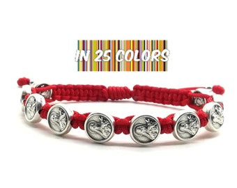 St Therese Bracelet,Saint Therese of Lisieux, Little Flower, Catholic Medals Rosary Gift Gardeners Florist Men Women Kids Religious Jewelry