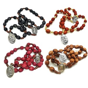 Saint Michael Chaplet, Catholic Chaplet Of St Michael Archangel, St Michael Rosary, Prayer Beads, Police Military Patron Saint Rosary