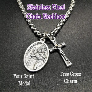 WHOLESALE 1 5 10 25 Holy Spirit Art Dove Charm Medal Pendant Catholic Medals Lot, Catholic DIY Jewelry Bulk 1 CHAIN NECKLACE