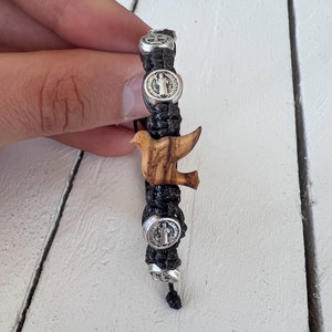 Heiliger Geist Taube Anhänger, Heiliger Geist katholisches Armband, Heiliger Geist Olivenholz Anhänger, Heiliger Geist Vogel Armband, Heiliger Geist Medaille