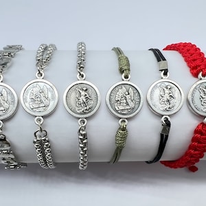 Catholic Saint Bracelet, Religious Gift For Men Women Adults Kids Teens, St Jude Michael Christopher, Patron Saint, Choose Your Saint