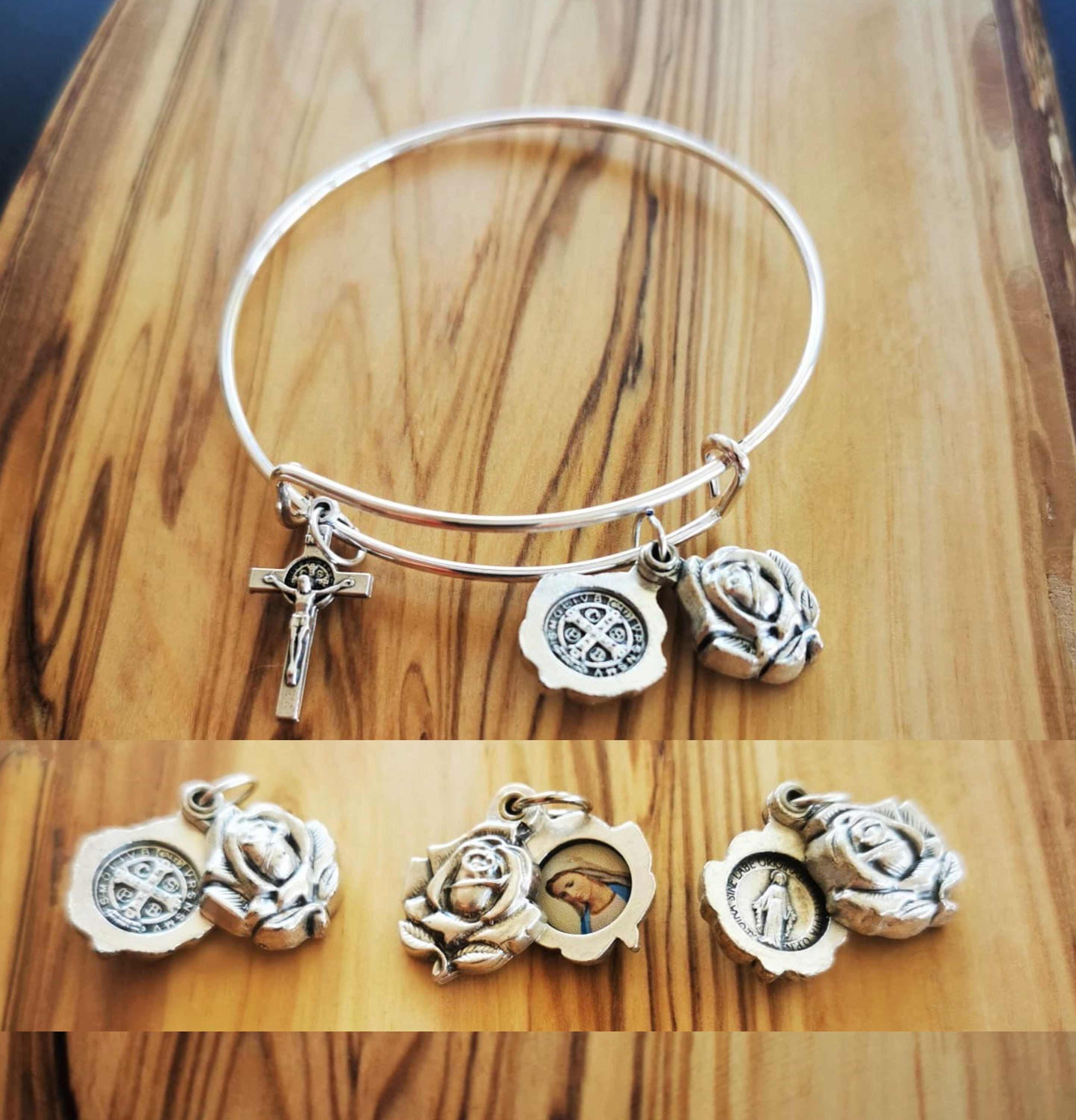 Miraculous medal bracelet alex and ani sale
