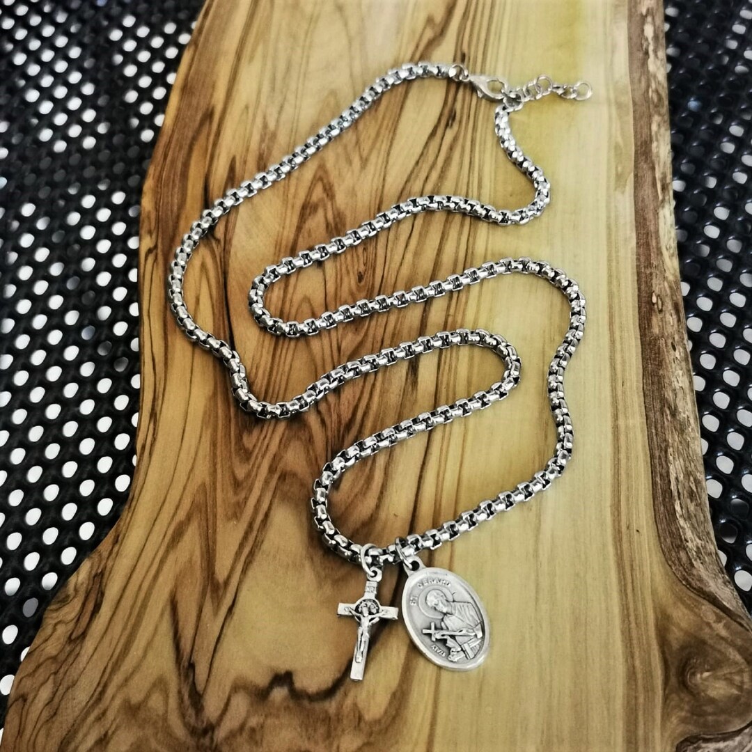 St Gerard Necklace - Saint Gerard Medal - Patron Saint of Fertility and ...