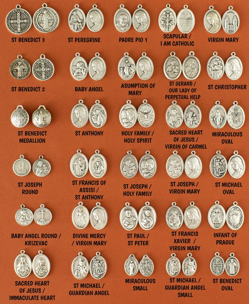 WHOLESALE 1 5 10 25 Holy Spirit Art Dove Charm Medal Pendant Catholic Medals Lot, Catholic DIY Jewelry Bulk image 10