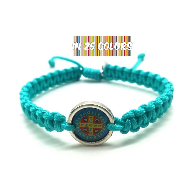 St Benedict Bracelet Men Women Catholic Gift Benedictine Etsy