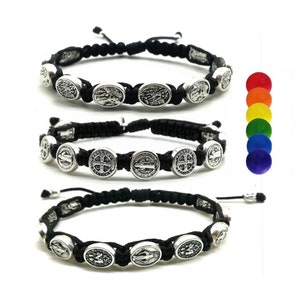 Protection Bracelets for Men Women | Catholic Bracelet | St Michael Bracelet, St Benedict Bracelet, Miraculous Medal Bracelet |FREE SHIPPING