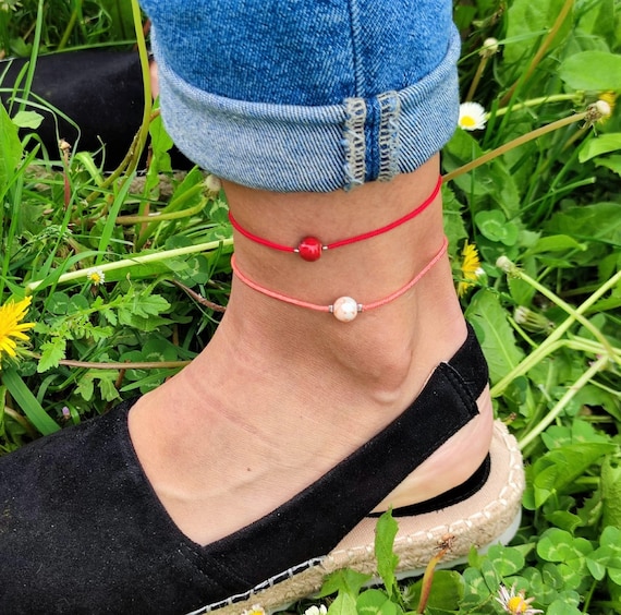 Outtop Silver Ankle Bracelet Women Anklet Adjustable India | Ubuy