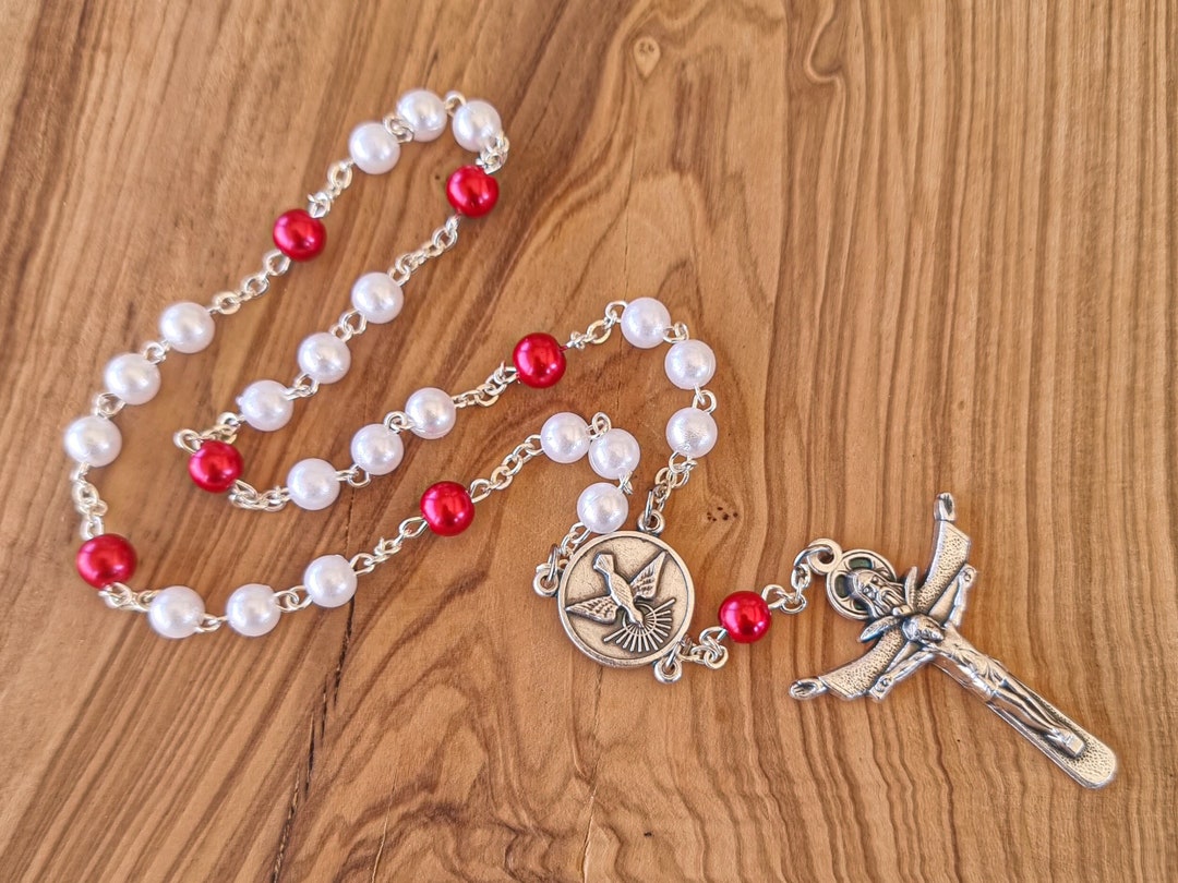 Seven Gifts of the Holy Spirit Chaplet, Confirmation Gift for Boys ...