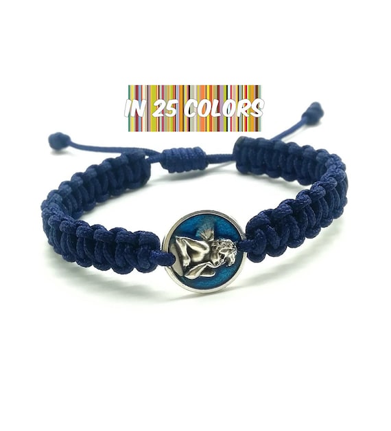 Bracelet Ange Gardien Réglable En Argent Sterling 925 Pour Baptême, Communion, Petit Bracelet De Cheville, Cadeau D'anniversaire Pour Femmes, Filles Et Enfants, 7+2 In, Zircone Cubique Argent Sterling