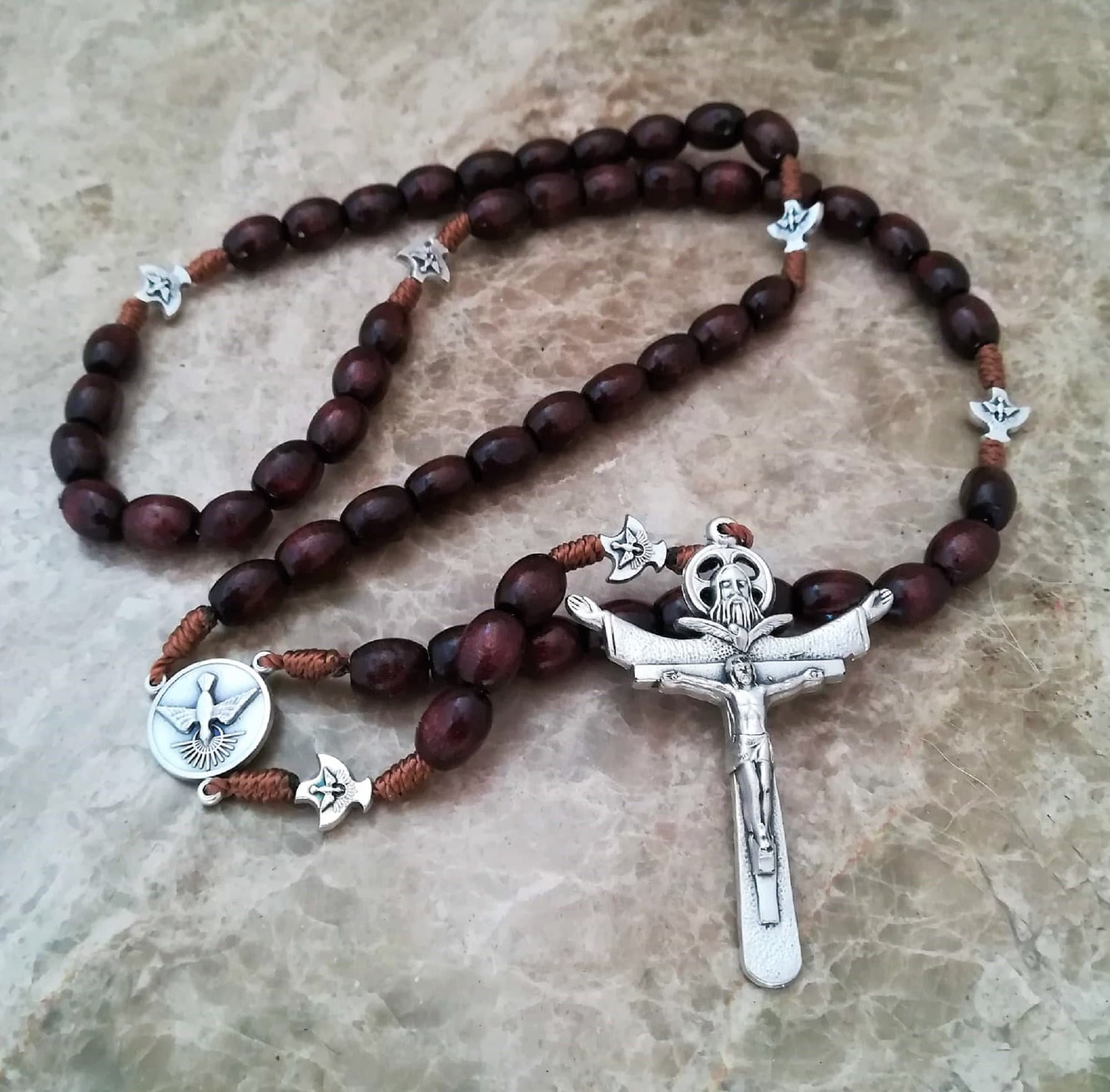 Holy Spirit Dove Rosary Wooden Catholic Rosary Car Rosary | Etsy