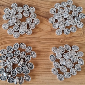 Lote Medallas Católicas, Medalla Santa Al Por Mayor, Medallas Para Rosarios, Joyas De Bricolaje, Charms For Pulseras, Charms For Necklaces