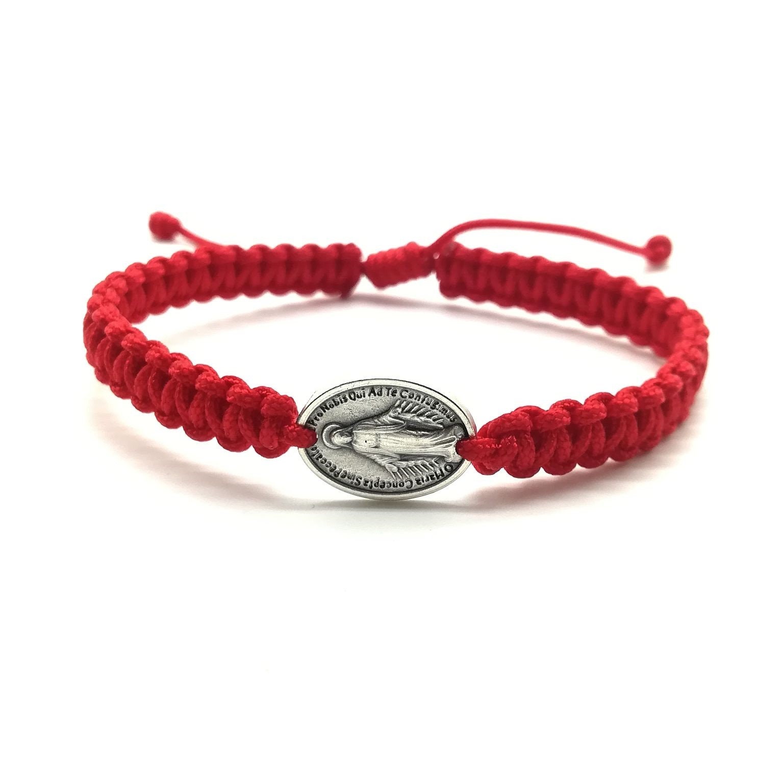 Miraculous medal bracelet for men women or kids, catholic jewelry, protection bracelet, christian gift, Virgin Mary bracelet, St Mary charm