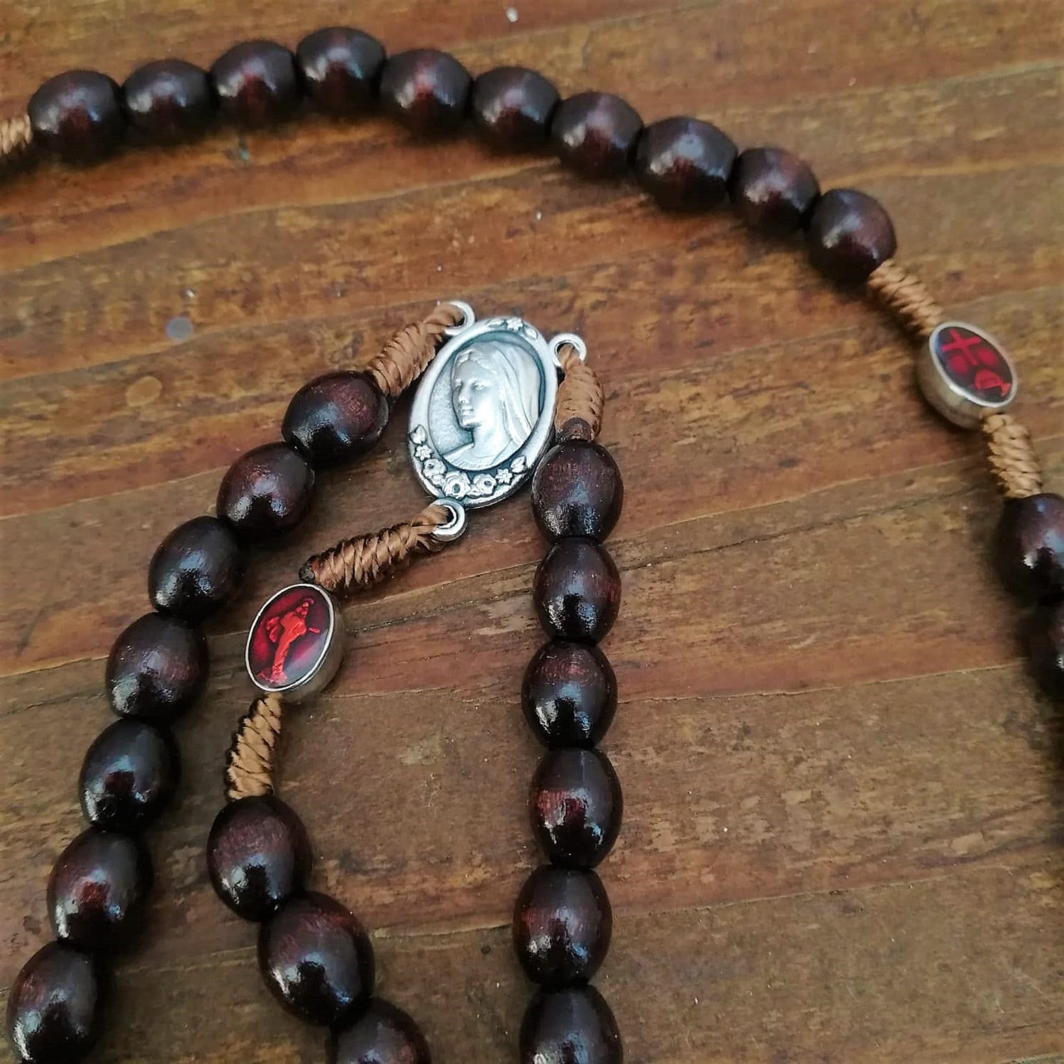 Wooden Rosary Catholic Rosary Beads Mens Rosary Womens - Etsy