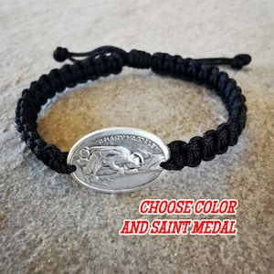 Saint Mary Magdalene Bracelet - St Mary Magdalen Medal - Pharmacist Bracelet, Hairdresser Gift, Custom Catholic Bracelet, Blessings Jewelry