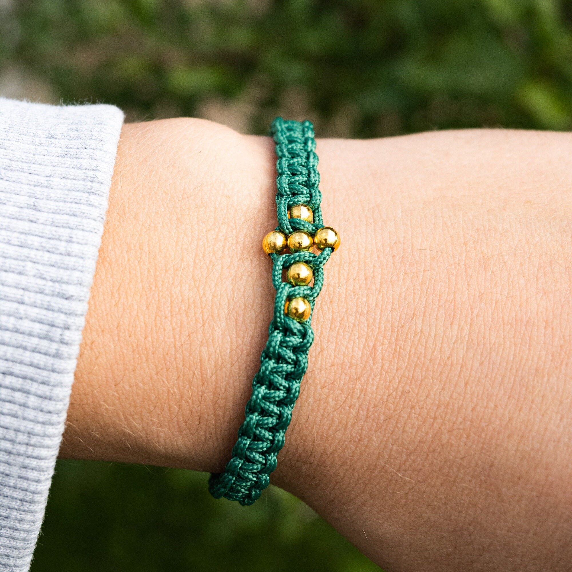 Bracciale Croce Cattolica Regolabile – Perle E Croce In Lega, Blu, Per Comunioni E Cresime - 4