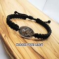St Gerard Medal Bracelet - Patron Saint of Children Mothers Fertility - Custom Made Adjustable Bracelet - Gift For Mom - Religious Jewelry product logo