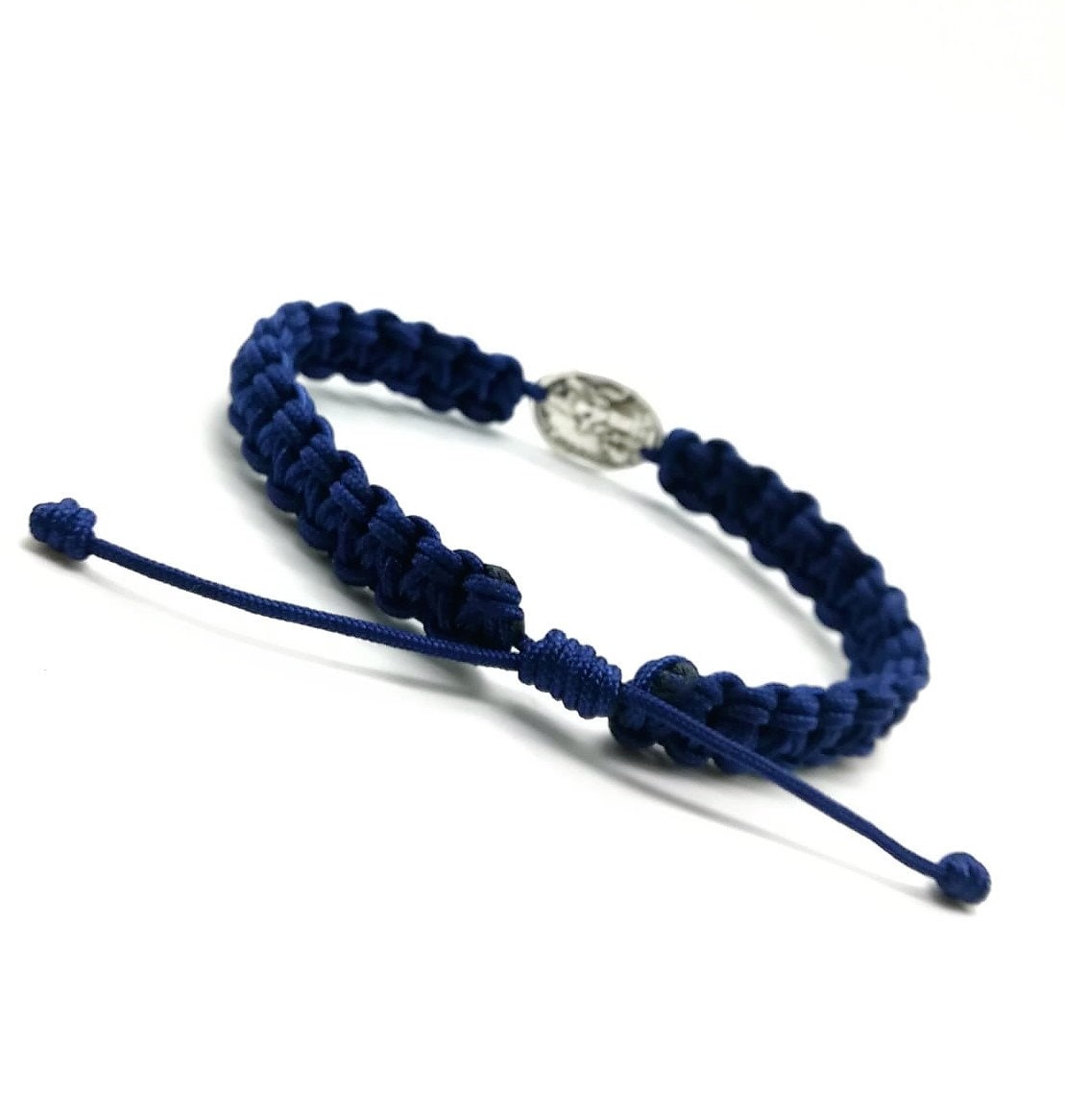 Woven Catholic Bracelet Catholic Mens Bracelet St Michael Etsy