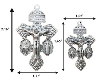 Pardon Crucifix Cross Pendant For Catholic Rosary 1 5 10 20