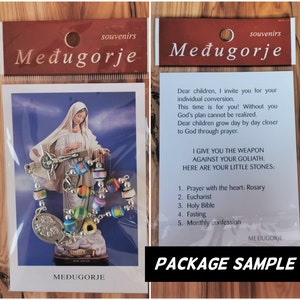 Auto Rosary, Car Rosary, Job Tears Seeds, Patron of travel, St Christopher medal, Pocket Rosary, Rear View Mirror Hanger, Travel Protection image 6