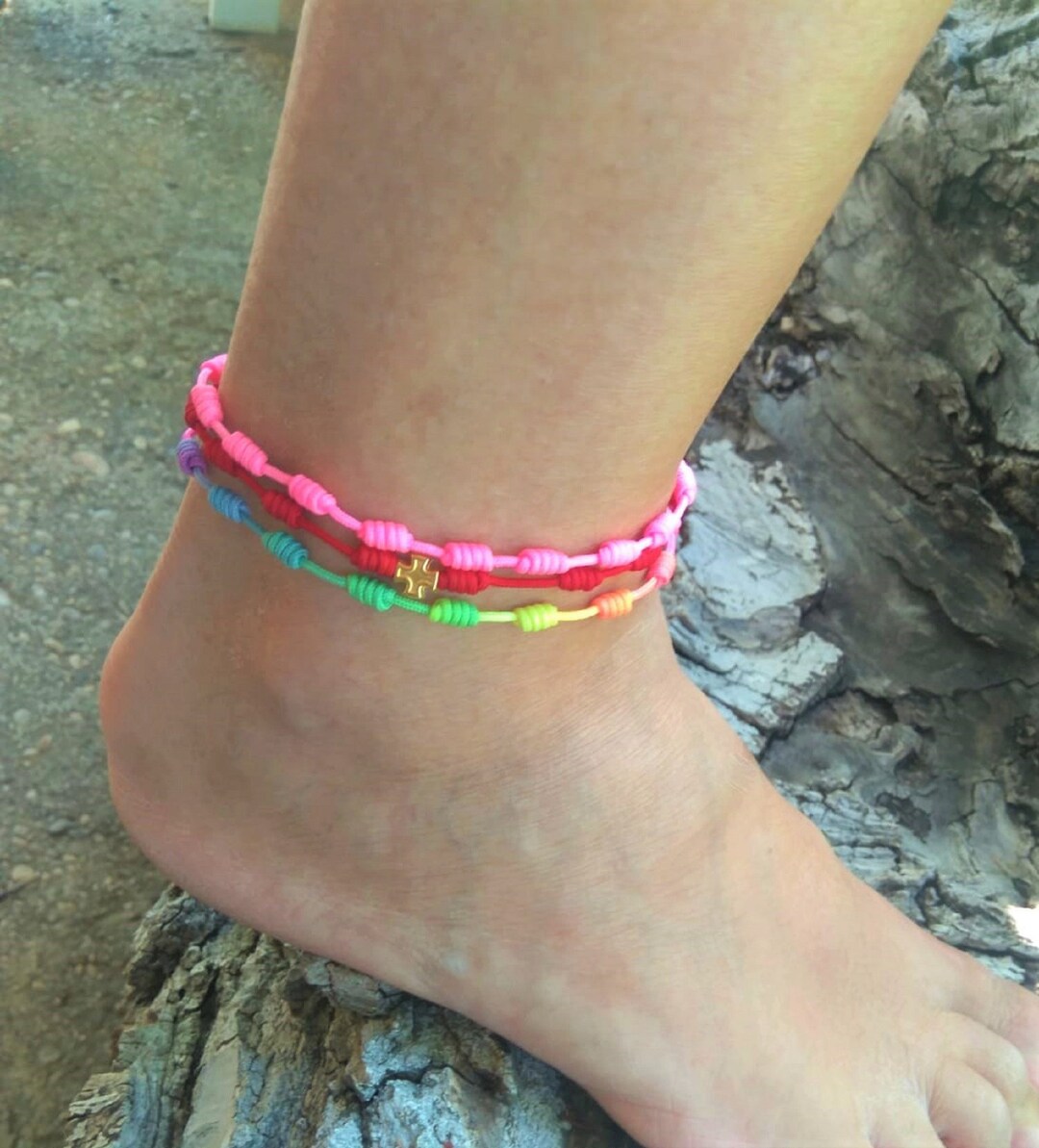 Cross Anklet Cross Ankle Bracelets for Women Christian Etsy