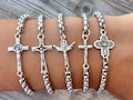 Catholic Cross Medal Bracelet, Crucifix Charm Pendant, Stainless Steel Jewelry, CHOOSE CROSS MEDAL product logo