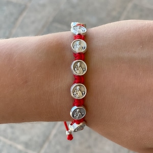 Saint Gerard 10 Medals Bracelet Fertility Bracelet Gift For Mother Pregnancy Patron