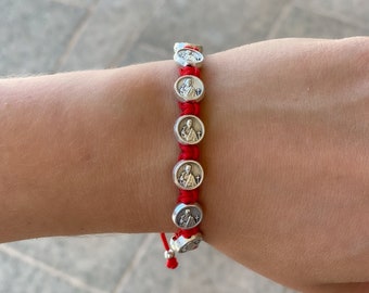Saint Gerard 10 Medals Bracelet Fertility Bracelet Gift For Mother Pregnancy Patron